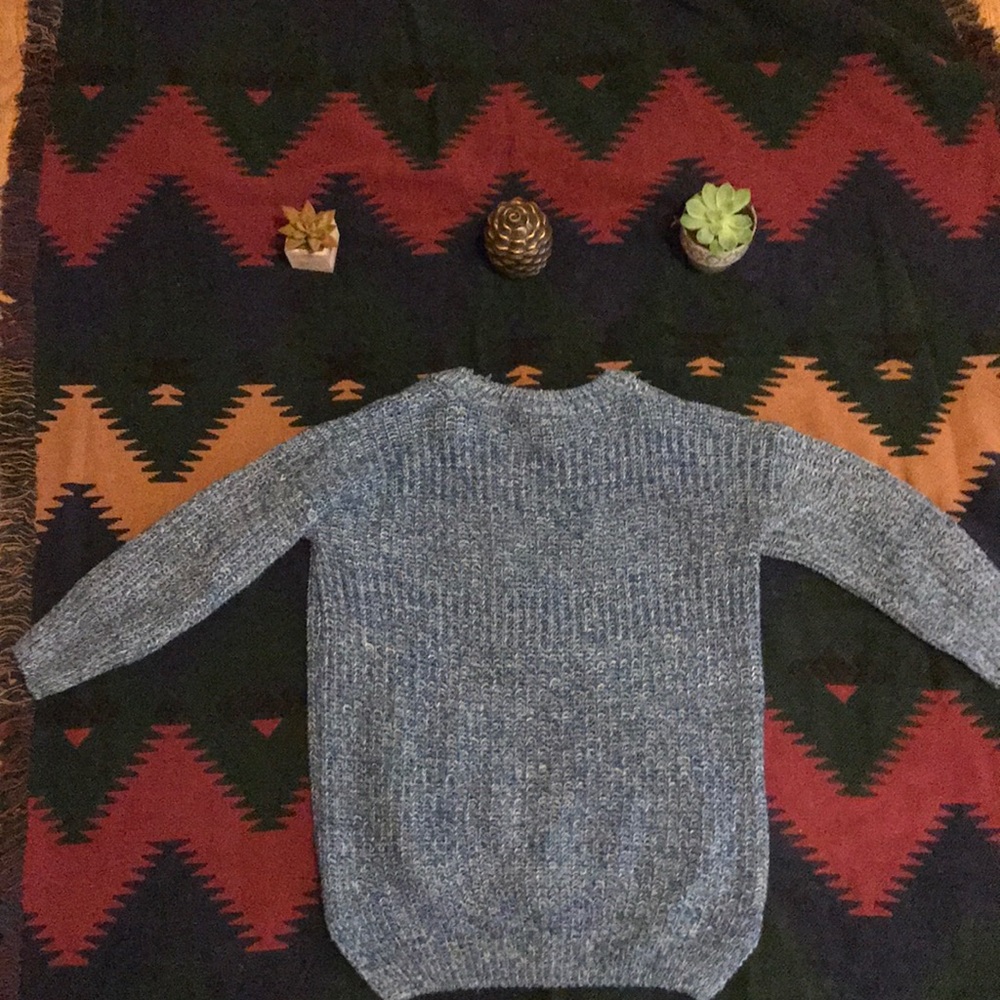 Cozy blue sweater